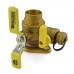 1-1/4" Sweat Isolator Flange Valve w/ Drain & Rotating Flange 1-1/4" Sweat Isolator Flange Valve w/ Drain & Rotating Flange