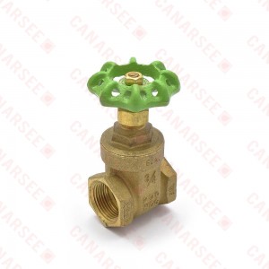 3/4” Threaded Gate Valve, Lead-Free
