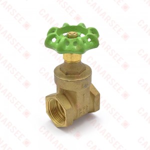 1” Threaded Gate Valve, Lead-Free