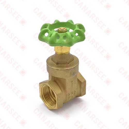 1” Threaded Gate Valve, Lead-Free