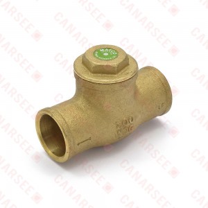 1” Sweat (CxC) Swing Check Valve (Lead-Free)