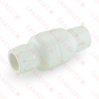 1/2” PVC Spring Check Valve, Solvent Weld, Sch. 40/80