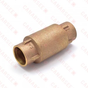 1” Sweat (CxC) Spring Check Valve (Lead Free)