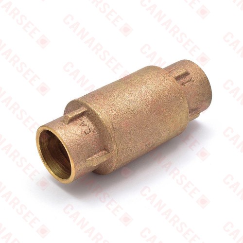1” Sweat (CxC) Spring Check Valve (Lead Free)