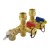 3/4” Sweat E-X-P Tankless Water Heater Service Valve Kit w/ Pressure Relief Valve, LF