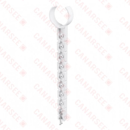 StickEmUp Vertical Support Hanger for 1-1/2" and 2" PVC/ABS Plastic DWV Pipe, w/ nails
