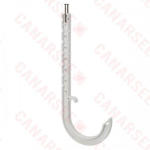 Hangs Tuff J-Hook Hangers w/ nails for 3” PVC/ABS (Bag of 10)
