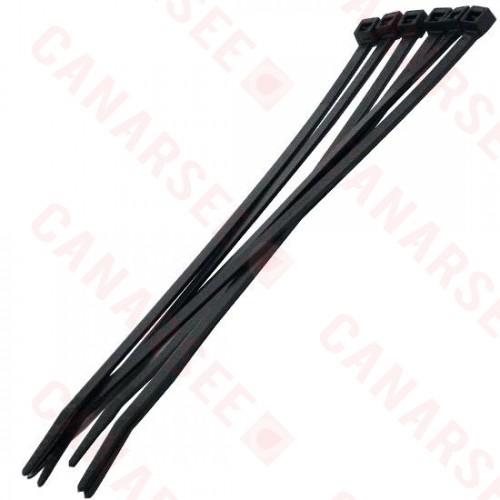 Sioux Chief 554-08-100 Nylon Zip Cable Ties 8" long x 3/16" (100" bag)