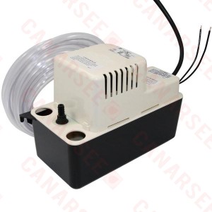 Little Giant Automatic Condensate Removal Pump w/ Safety Switch, Tubing, 6' Cord, 1/30HP, 115V