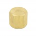 1/4" Flare Brass Cap 1/4" Flare Brass Cap