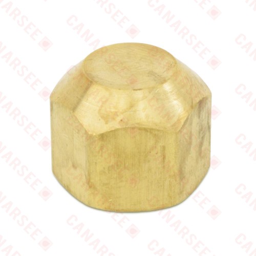 3/8" Flare Brass Cap