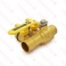 1” Sweat (Solder) Purge & Fill Ball Valve w/ Hose Drains