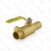 1” x 3/4” Sweat (Solder) Primary/Secondary Purge Tee