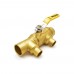 1-1/4” x 3/4” Sweat (Solder) Primary/Secondary Purge Tee