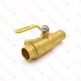1-1/4” x 3/4” Sweat (Solder) Primary/Secondary Purge Tee