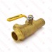 1-1/4” x 1” Sweat (Solder) Primary/Secondary Purge Tee