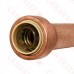 3/4" x 3/4"  Push To Connect Copper Slip Coupling