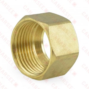 5/8" OD Compression Brass Nut