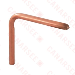 Sioux Chief 613-67 1/2" PowerPEX Copper Tub Spout Stub Out Elbow (7" x 6")