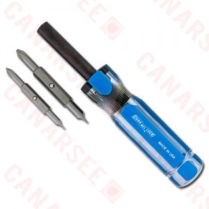 6N1 Multi-Bit Screwdriver (Slotted, Phillips, Nutdriver)