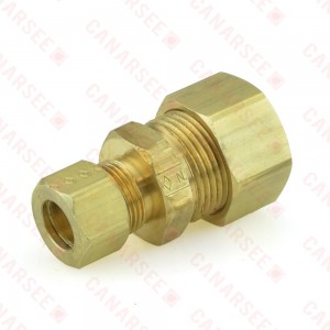5/8" x 3/8" OD Compression Reducing Union, Lead-Free