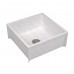 24" x 24" x 10" Floor Mop Sink/Basin, DuraStone Fiberglass, Flock White 24" x 24" x 10" Floor Mop Sink/Basin, DuraStone Fiberglass, Flock White