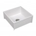 24" x 24" x 10" Floor Mop Sink/Basin, DuraStone Fiberglass, Flock White 24" x 24" x 10" Floor Mop Sink/Basin, DuraStone Fiberglass, Flock White