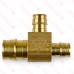 3/4" x 1/2" x 1/2" Expansion PEX Tee, LF Brass