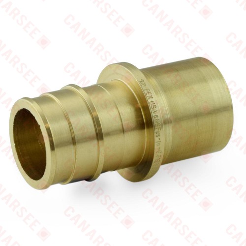 1” PEX Expansion x 1” Male Sweat Adapter, Lead Free