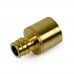 1/2" PEX x 3/4" Female Sweat F1960 Adapter, LF Brass