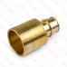 3/4" PEX x 1" Female Sweat F1960 Adapter, LF Brass