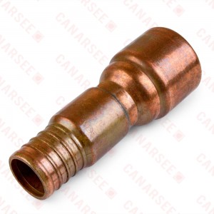 1" PEX x 3/4" PVC Adapter (Lead-Free)