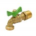 3/4” MIP Hose Bibb Ball Valve (1/4-Turn), Lead-Free