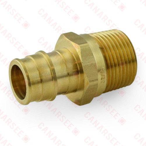 3/4” PEX-A x 3/4” Male Threaded Expansion Adapters, Lead-Free