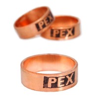 1” PEX Copper Crimp Rings (25/bag)