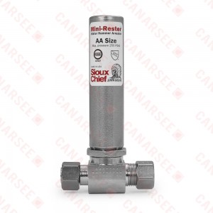 3/8" O.D. compr. x 3/8" O.D. female compr. Tee, Mini-Rester Water Hammer Arrestor (Lead-Free)