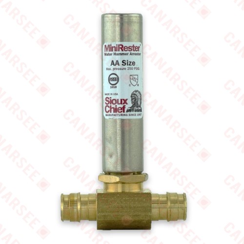 1/2” PEX-A Mini-Rester Water Hammer Arrestor, Lead-Free