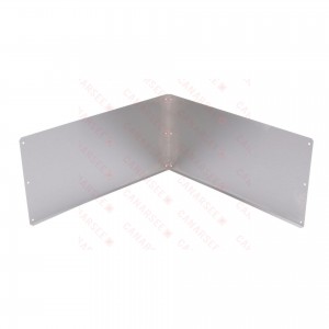 12" High Stainless Steel Wall Guard Kit for 63M (24" x 24") Mop Sink