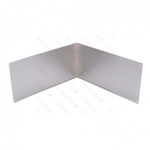 12" High Stainless Steel Wall Guard Kit for 63M (24" x 24") Mop Sink