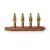 4-branch 1/2” PEX-A Copper Manifold w/ Valves, 3/4” M. Sweat x Closed, LF