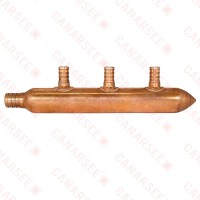 Sioux Chief 672X0390 3-Branch Manifold, 3/4" PEX x 1/2" PEX x Closed