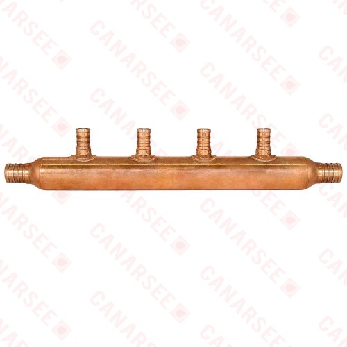 Sioux Chief 672X0499 4-Branch Manifold, 3/4" PEX x 1/2" PEX x Open