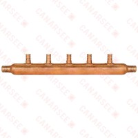 Sioux Chief 672X0599 5-Branch Manifold, 3/4" PEX x 1/2" PEX x Open