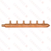 Sioux Chief 672X0690 6-Branch Manifold, 3/4" PEX x 1/2" PEX x Closed