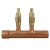 Sioux Chief 672XV0242 2-Branch Manifold, 1" Female Sweat x 1/2" PEX Valves x Male Sweat