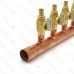 Sioux Chief 672XV0242 2-Branch Manifold, 1" Female Sweat x 1/2" PEX Valves x Male Sweat