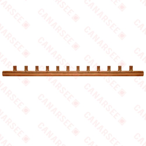 Sioux Chief 6796L-12333 12-Branch Manifold, 1-1/2" x 3/4" x 1-1/2" Sweat