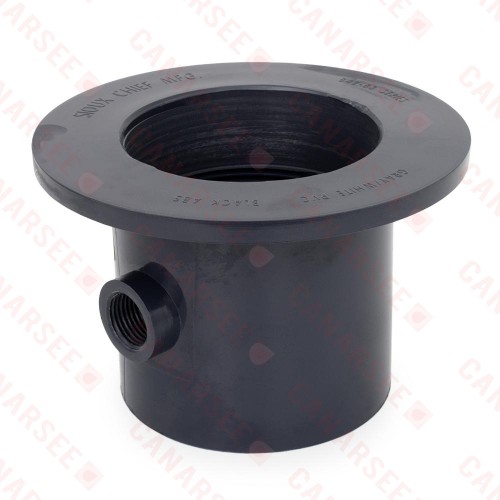 Trap Primer Adapter w/ 1/2" FIP port, 3" PVC Hub