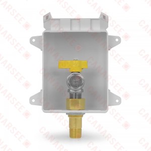 Sioux Chief 696-1021GF Gas Ox Box (Bagged) - 1/2" NPT Valve and Adapter for Iron Pipe
