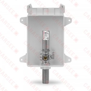 Ox Box Toilet/Dishwasher Outlet Box w/ Water Hammer Arrestor, 1/2" MPT/Sweat (Lead-Free)